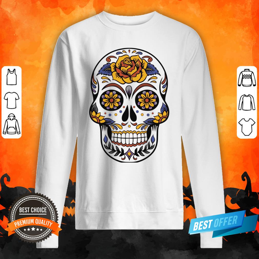 Mexican Day Of The Dead Sugar Skull Shirt