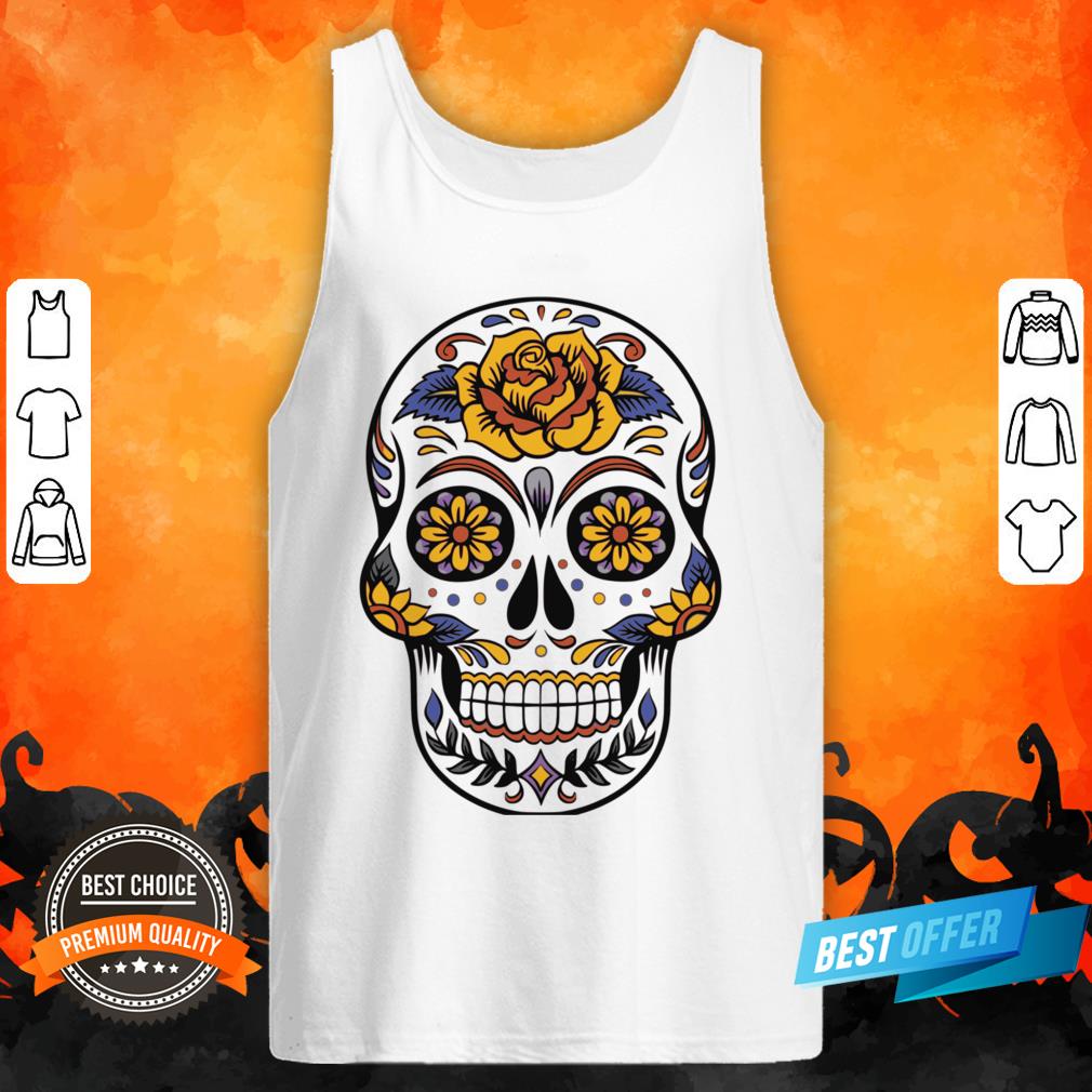 Mexican Day Of The Dead Sugar Skull Shirt