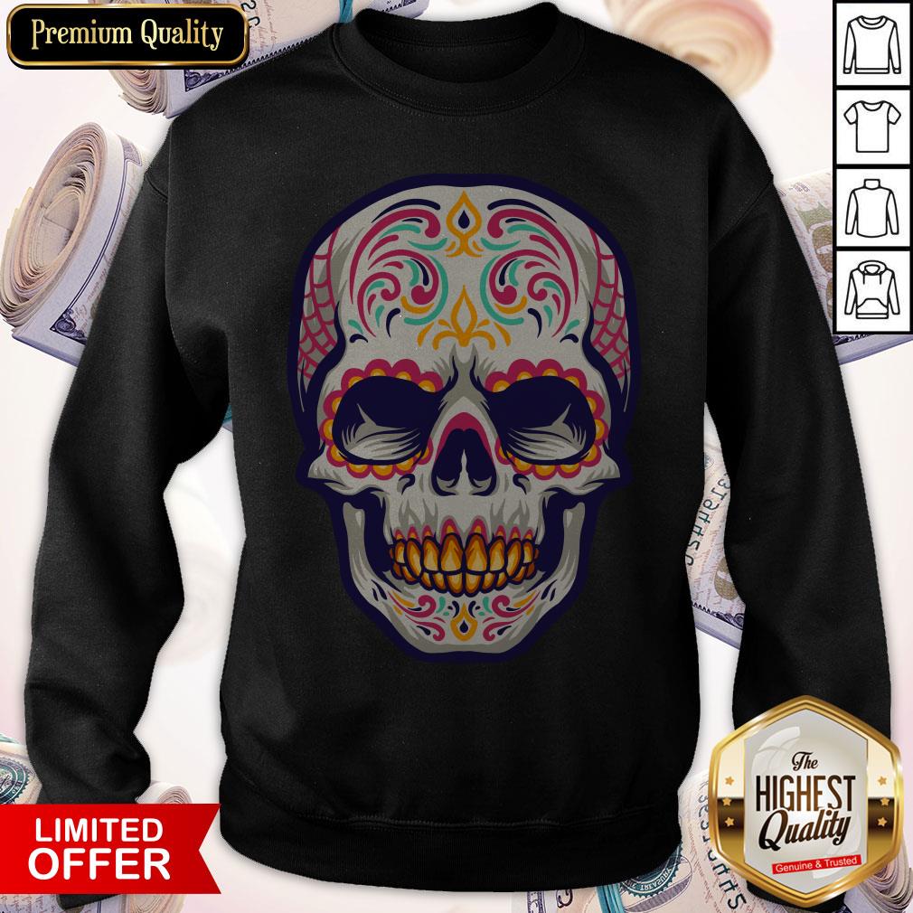 Mexican Sugar Skull Dia De Muertos Day Of Dead Shirt