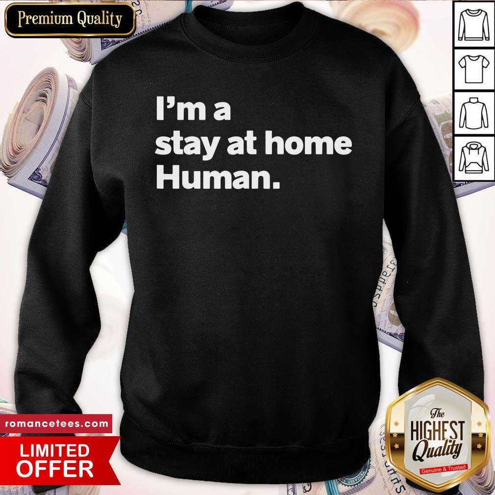 Nice I’m A Stay At Home Human Introvert Shirt