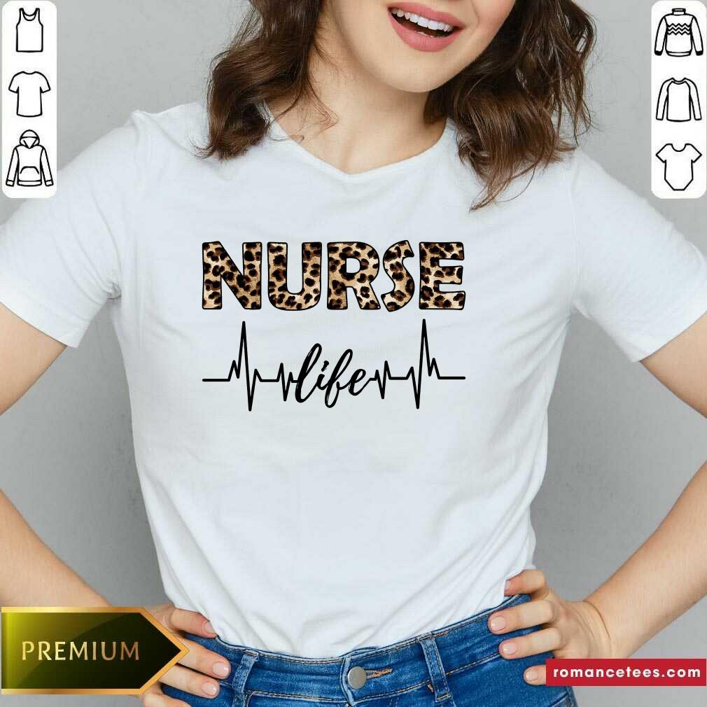 Nice Leopard Nurse Life Shirt