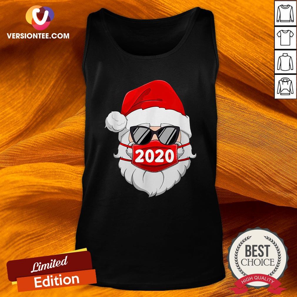 Nice Santa Claus Face Mask 2020 Christmas Shirt