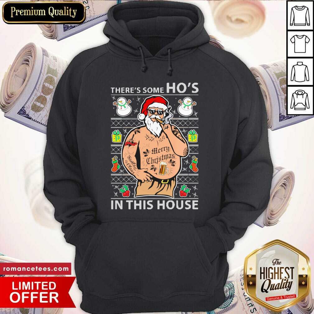 Nice Santa Wap There’s Some Ho’s In This House Christmas Shirt