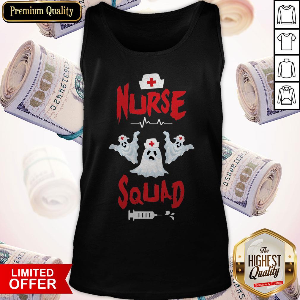 Nurse Squad Ghost Happy Halloween Shirt