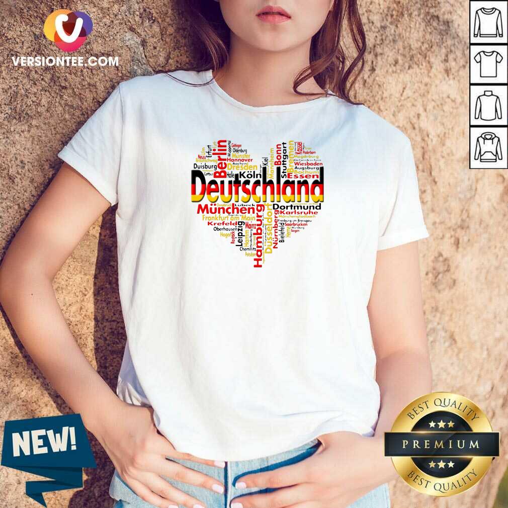 Official Germany Deutschland Heart Cutie Shirt