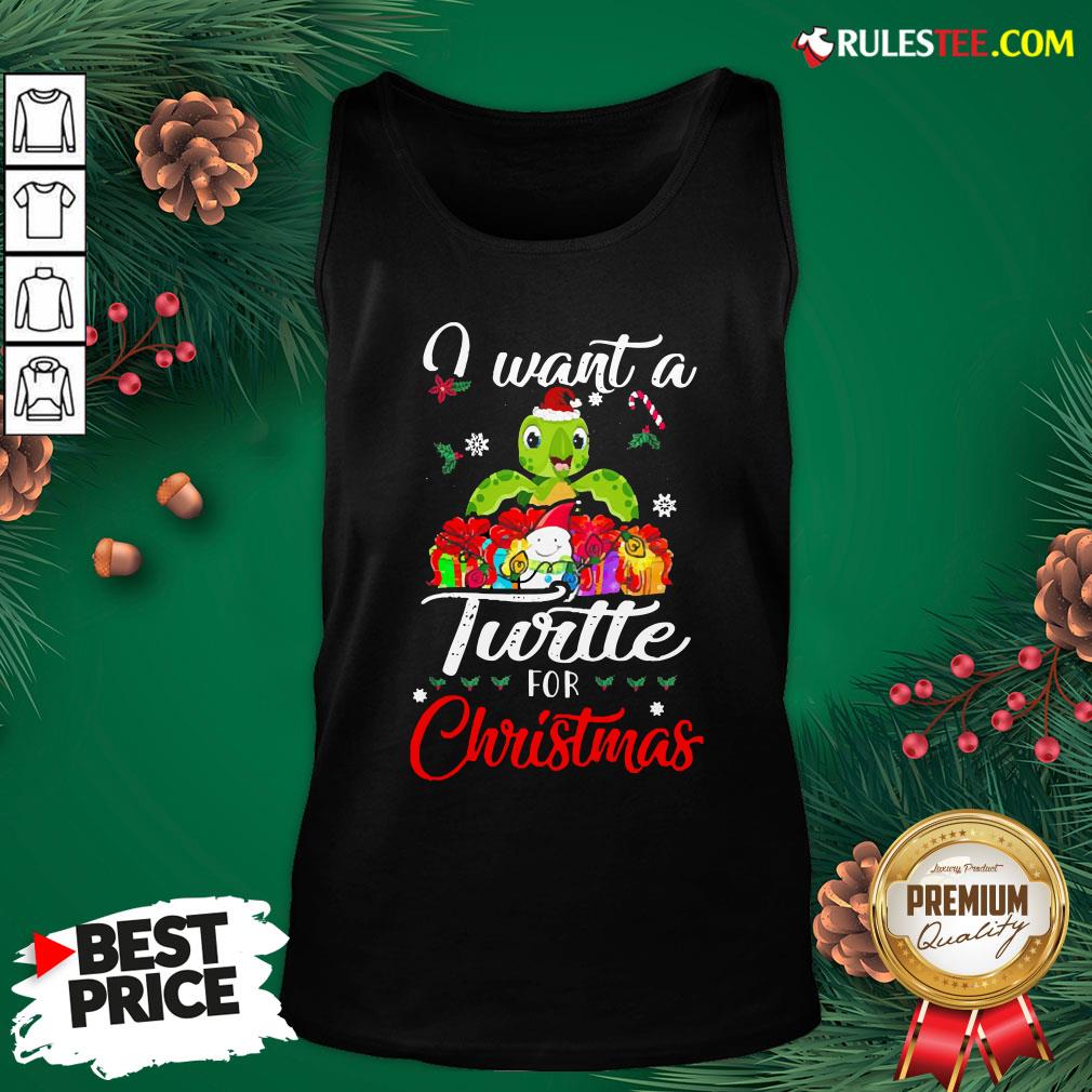 Official I Want A Turtle For Christmas Shirt