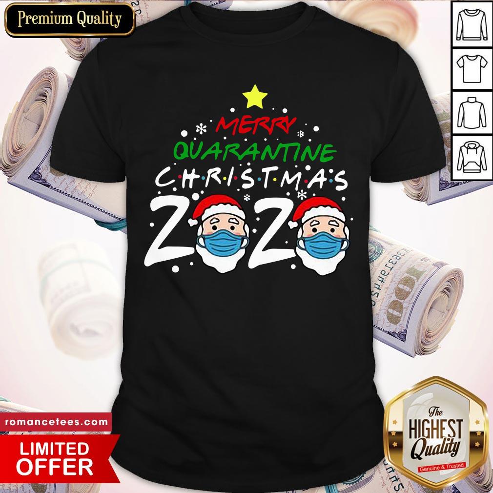 Official Merry Quarantine Christmas 2020 Face Mask Shirt