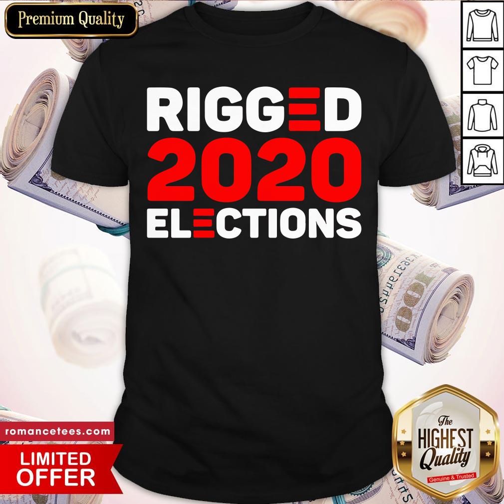 Official Rigged 2020 Elections Trump Biden Election Fraud Shirt