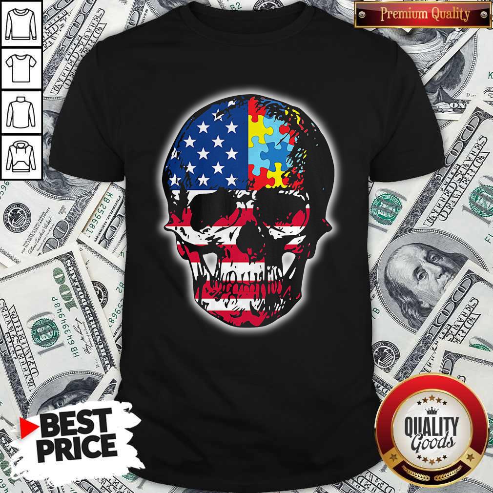 Official Skull America Puzzle Shirt