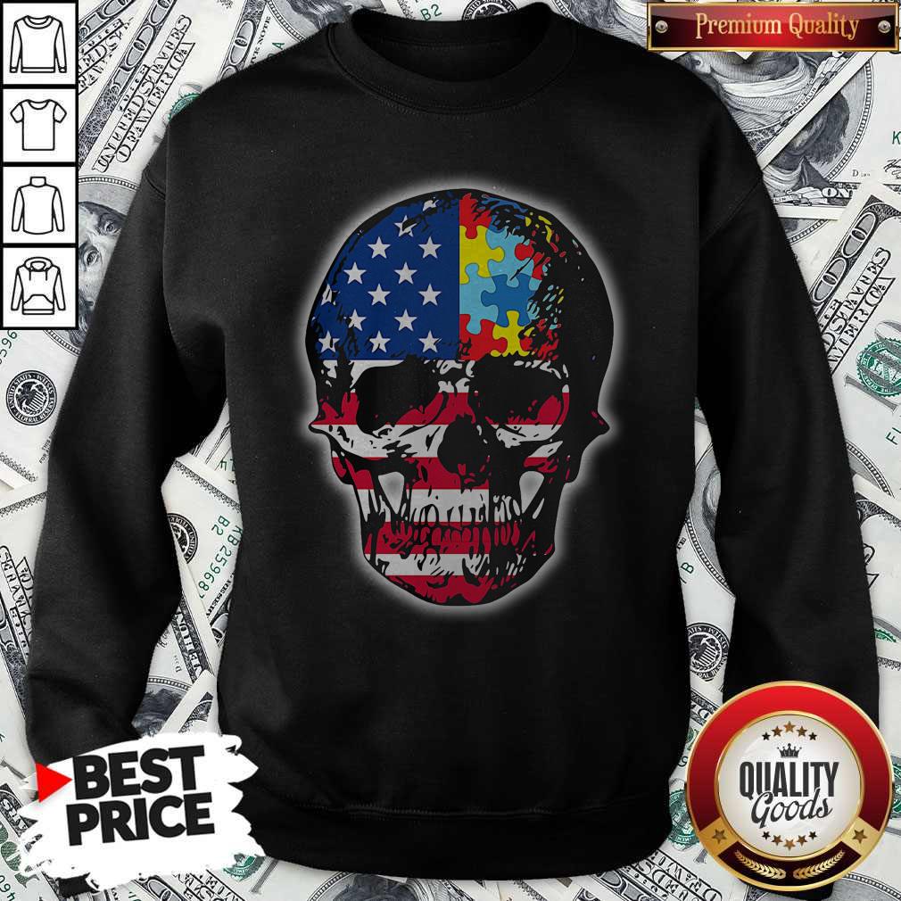 Official Skull America Puzzle Shirt
