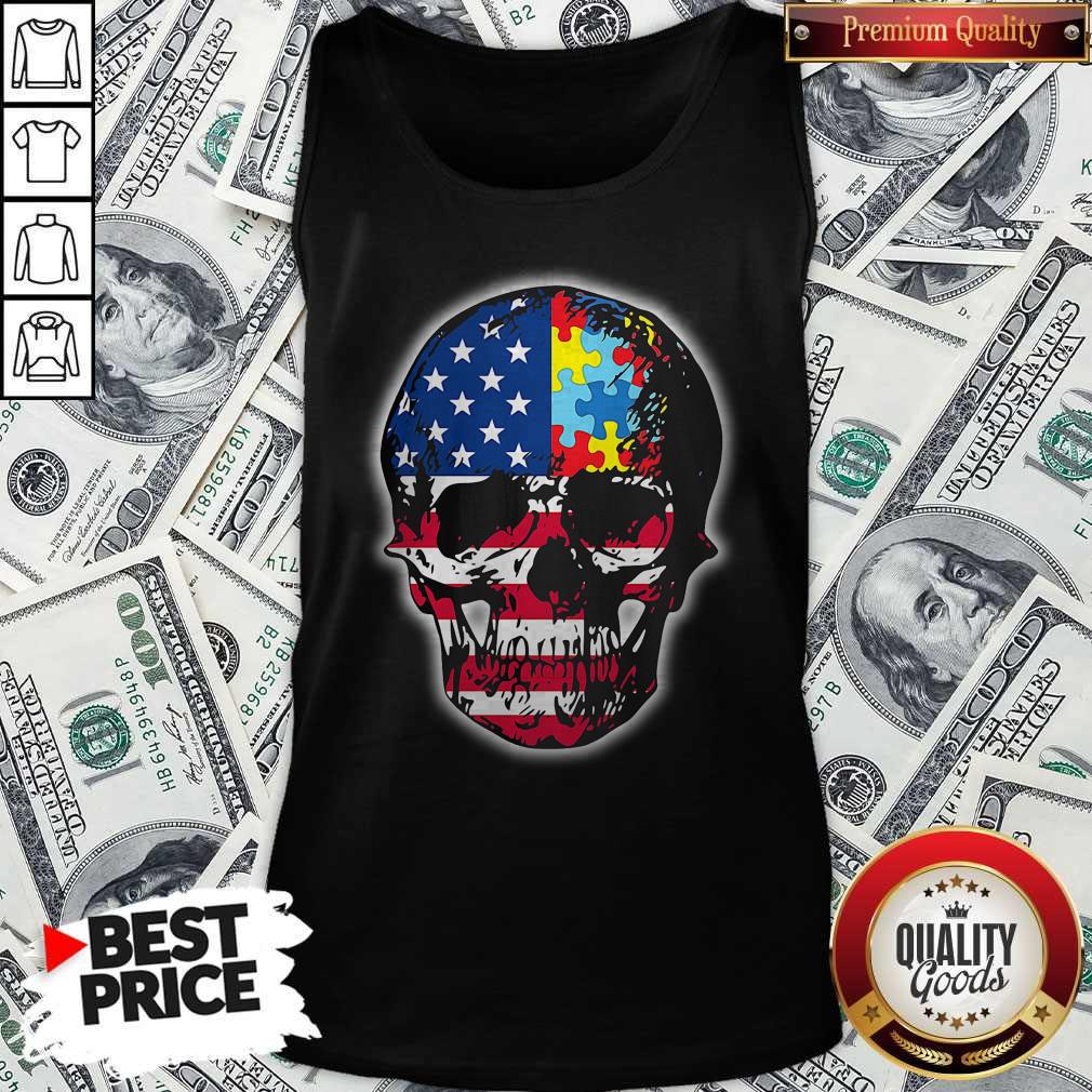 Official Skull America Puzzle Shirt