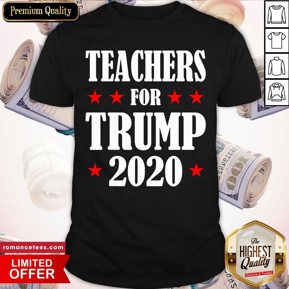 Official Teachers Vote For Donald Trump 2020 Shirt