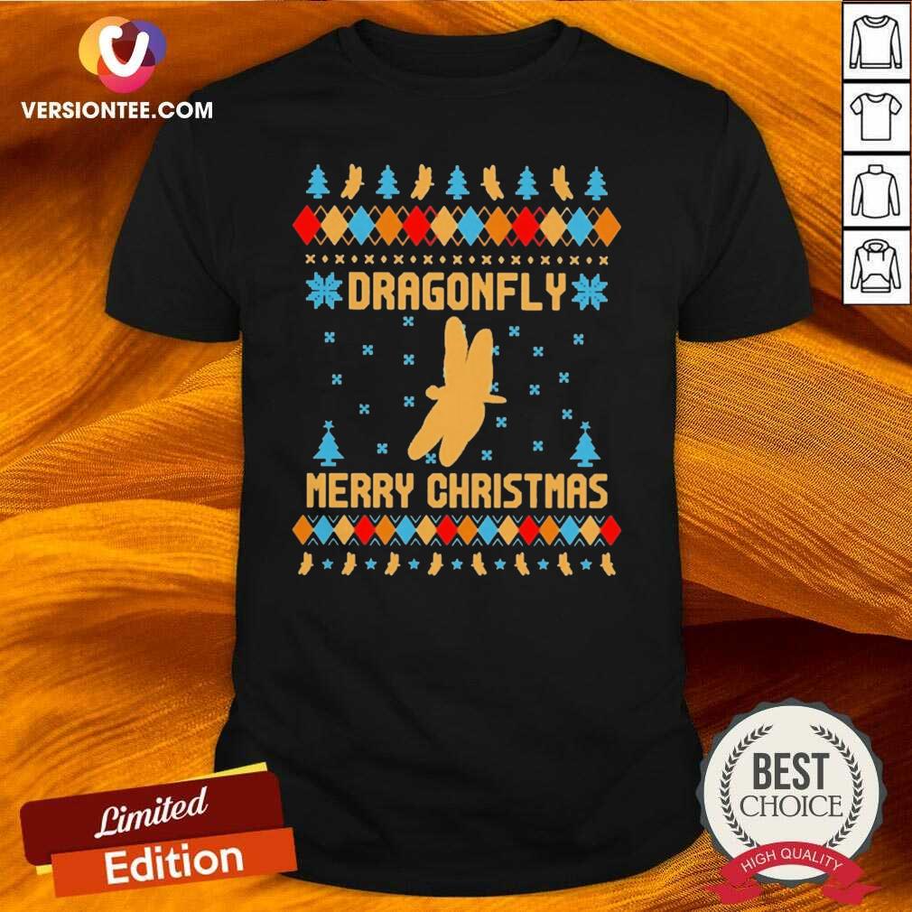 Officical Dragonfly Merry Ugly Christmas Shirt