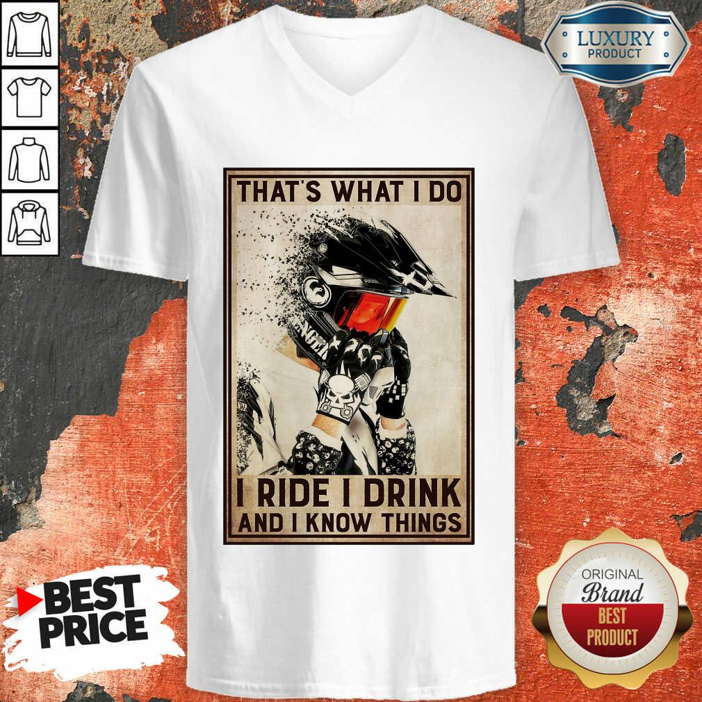 Original Biking Knows Things Vertical Poster Shirt