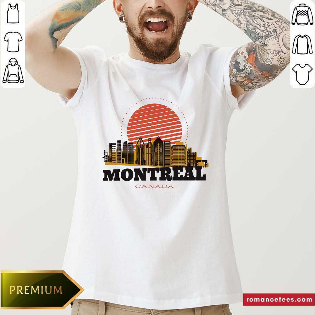 Perfect Montreal Canada Skyline Shirt