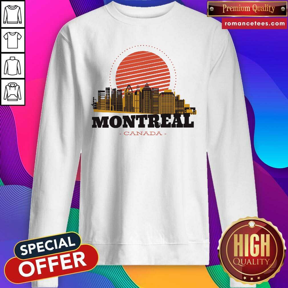 Perfect Montreal Canada Skyline Shirt