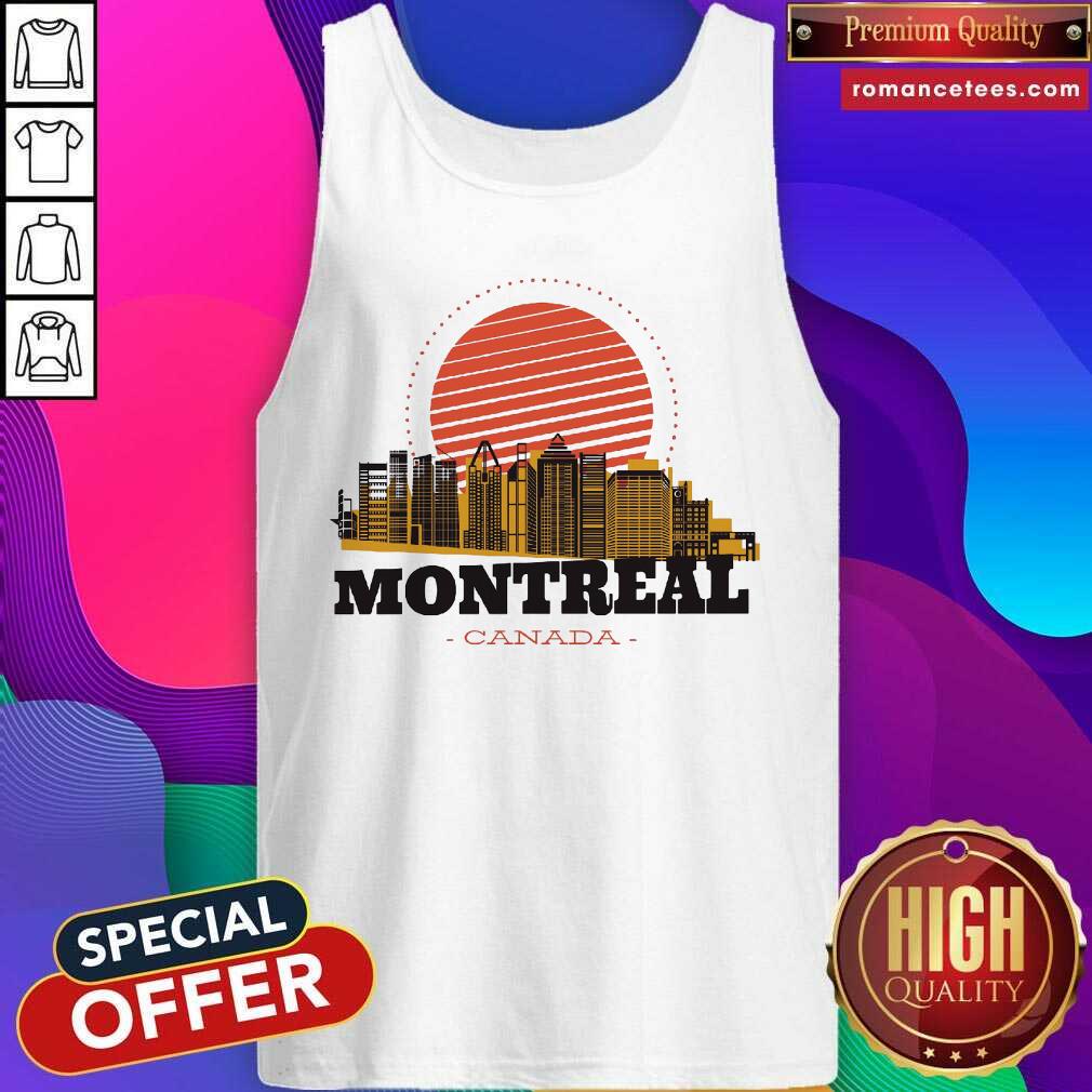 Perfect Montreal Canada Skyline Shirt
