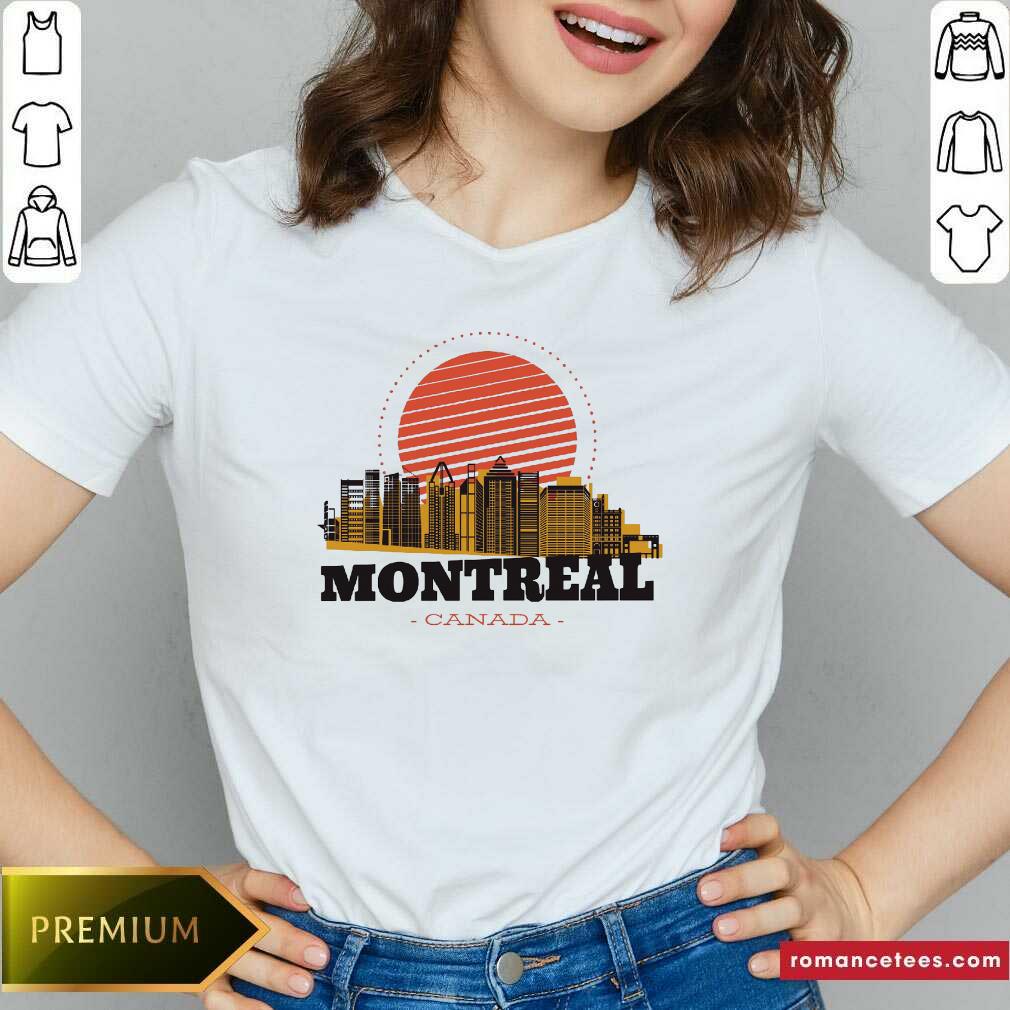 Perfect Montreal Canada Skyline Shirt