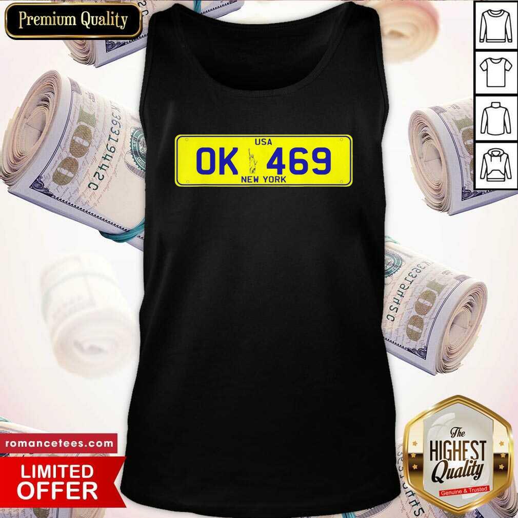 Perfect Novelty New York Number Plate Shirt