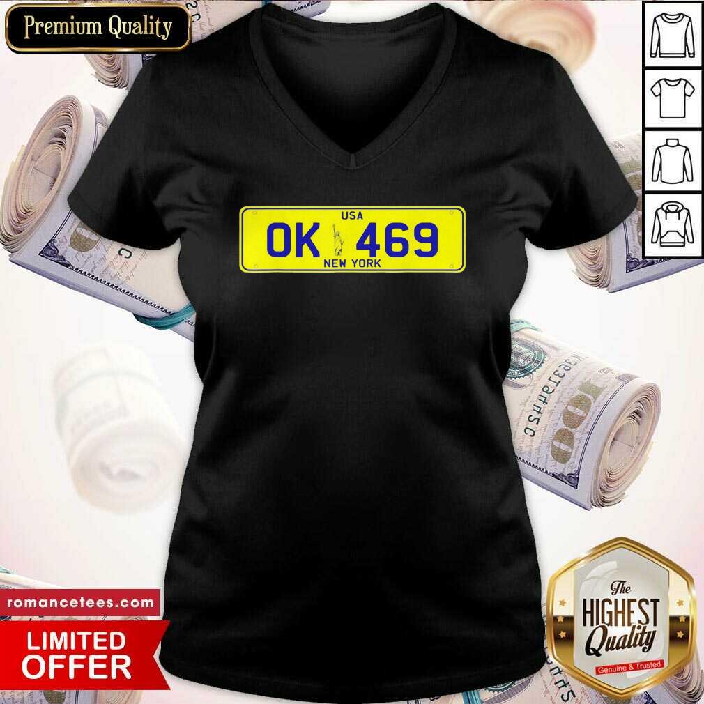 Perfect Novelty New York Number Plate Shirt