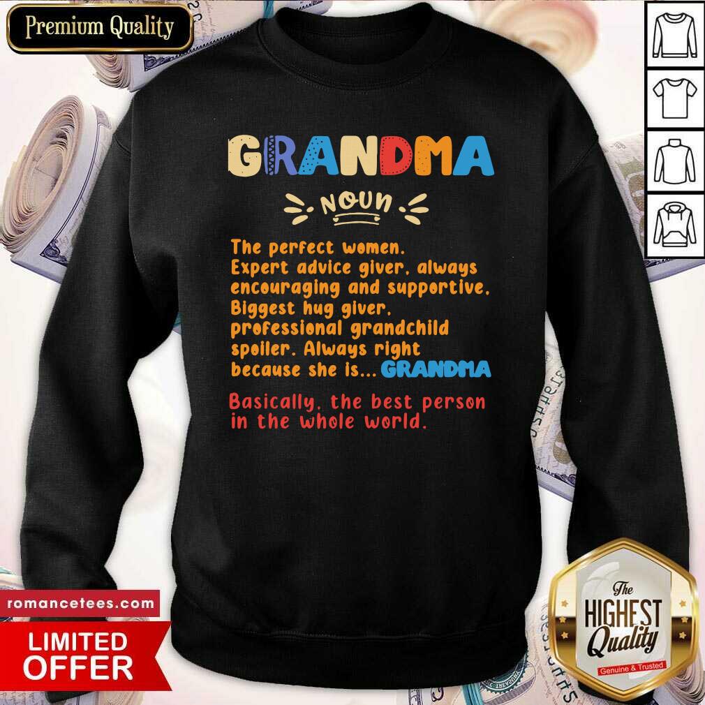 Premium Definition Of A Grandma Ladies Shirt