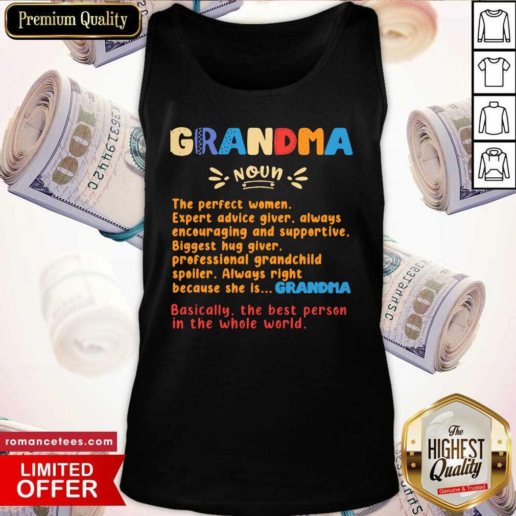 Premium Definition Of A Grandma Ladies Shirt