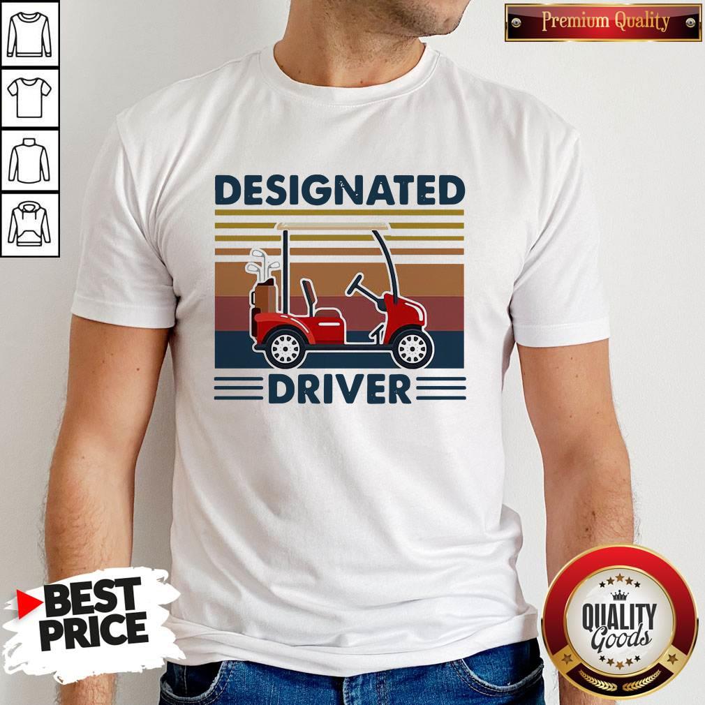 Premium Golf Designated Driver Vintage Shirt