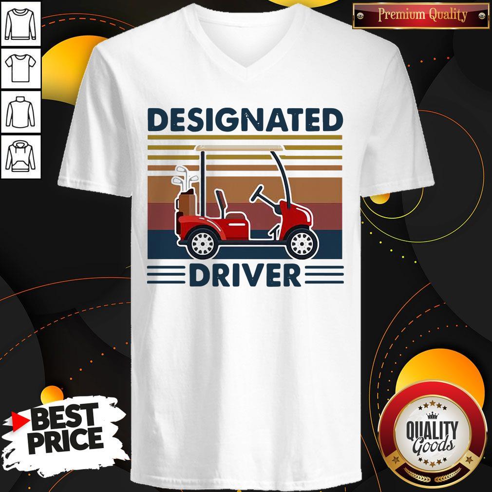 Premium Golf Designated Driver Vintage Shirt