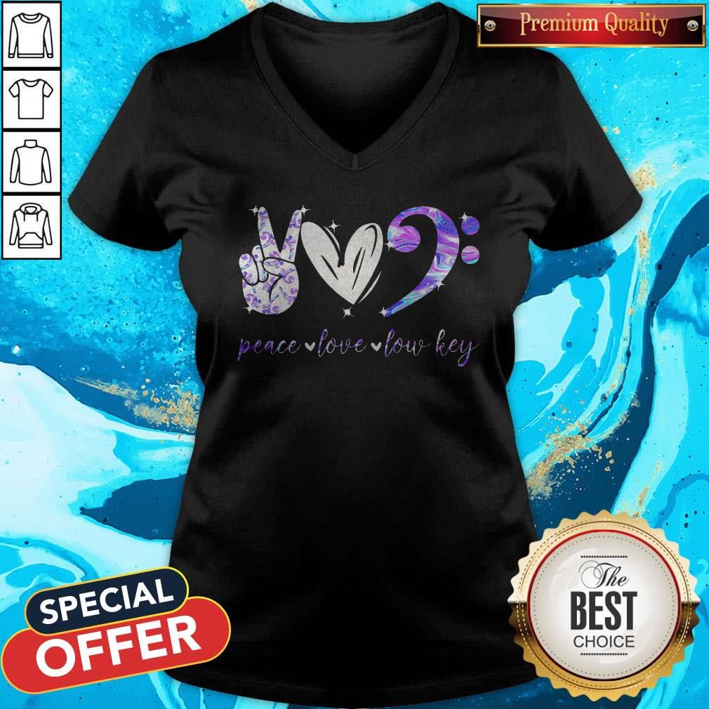 Premium Peace Love Lou Key Shirt