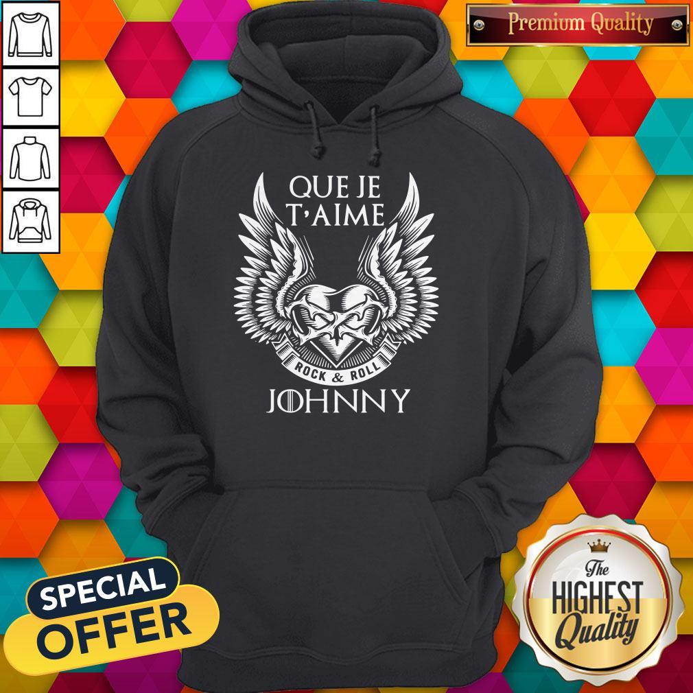 Premium Que Je T'aime Rock And Roll Johnny Shirt