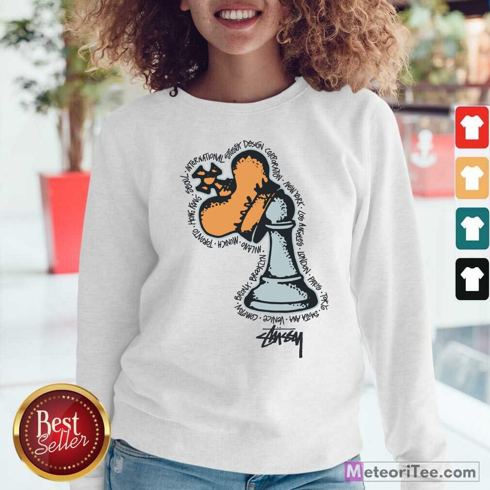 Premium Stussy Merch Hidden Pawn Shirt