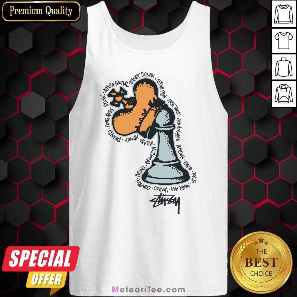 Premium Stussy Merch Hidden Pawn Shirt