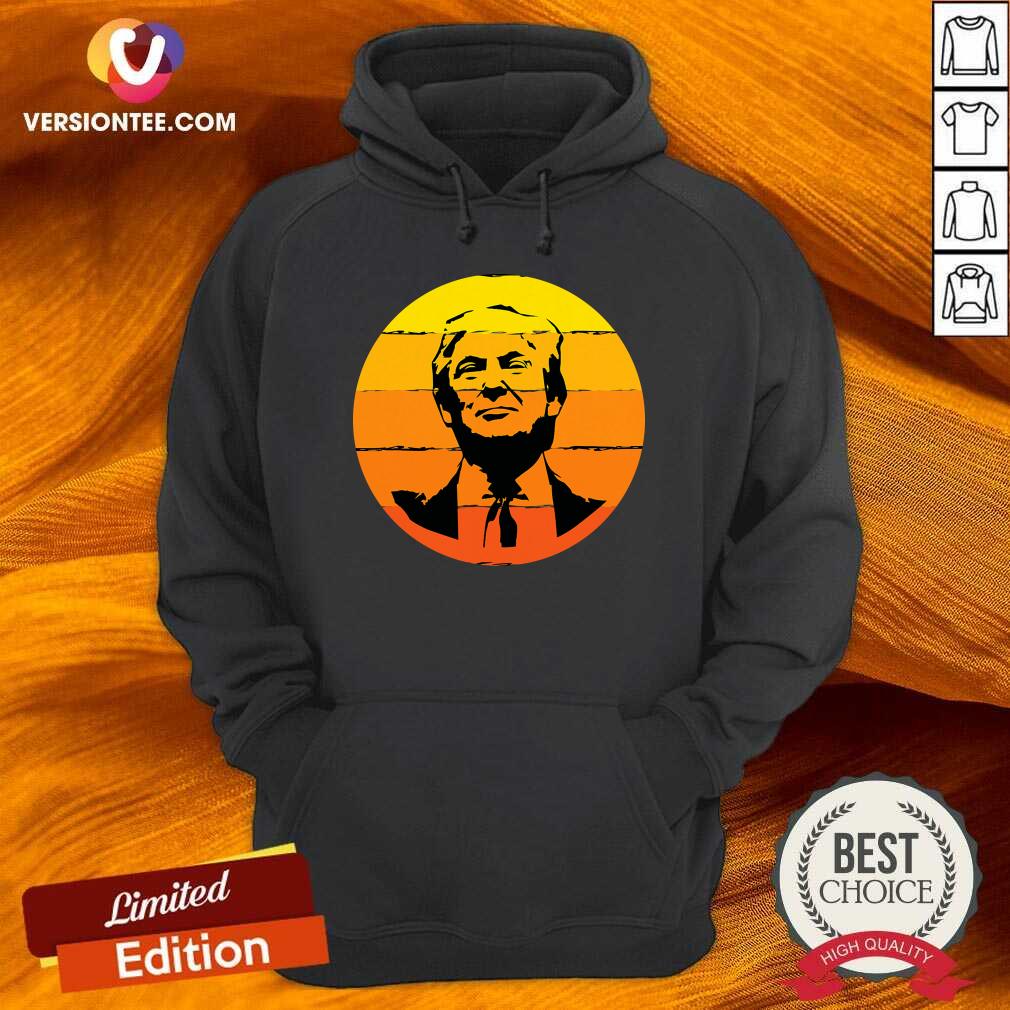 Pretty 4th Of July Presidents Day Donald Trump Sunset Shirt
