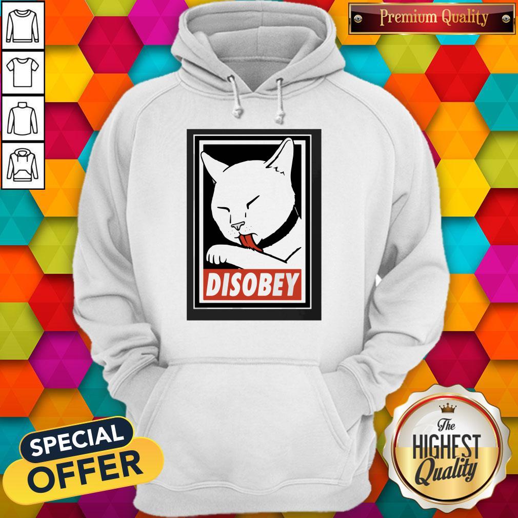 Pretty Disobey Cat Animal Lover Shirt