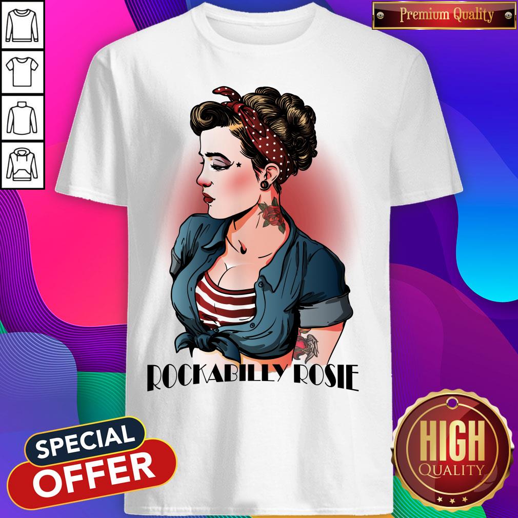 Rockabilly Roise Woman Day Of The Dead Shirt