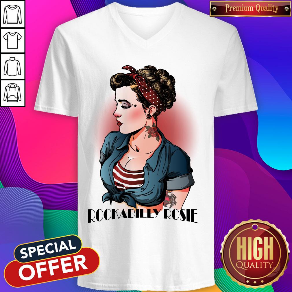 Rockabilly Roise Woman Day Of The Dead Shirt