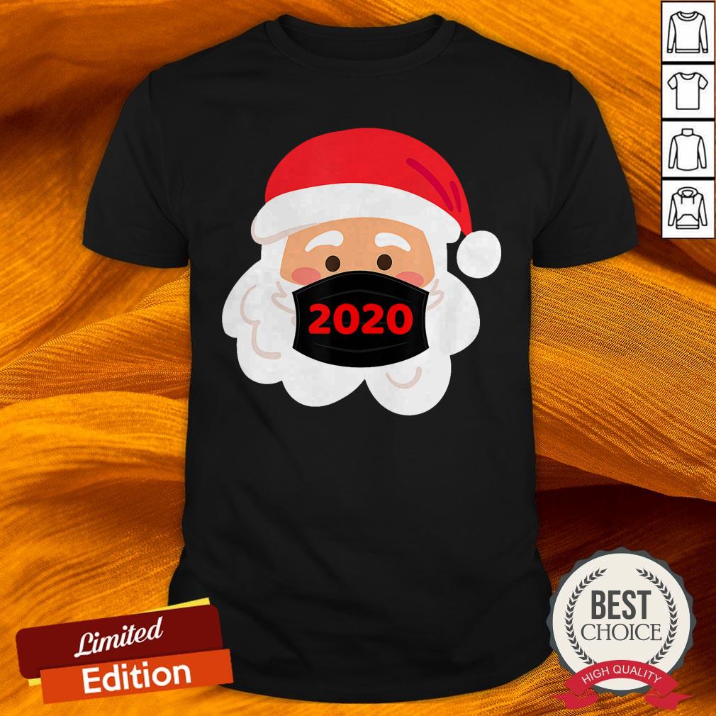 Santa Claus Wearing Mask Quarantine Christmas 2020 Shirt