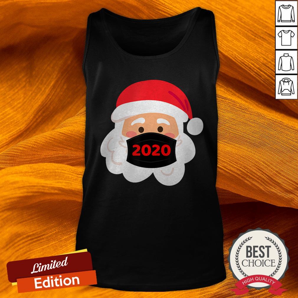 Santa Claus Wearing Mask Quarantine Christmas 2020 Shirt