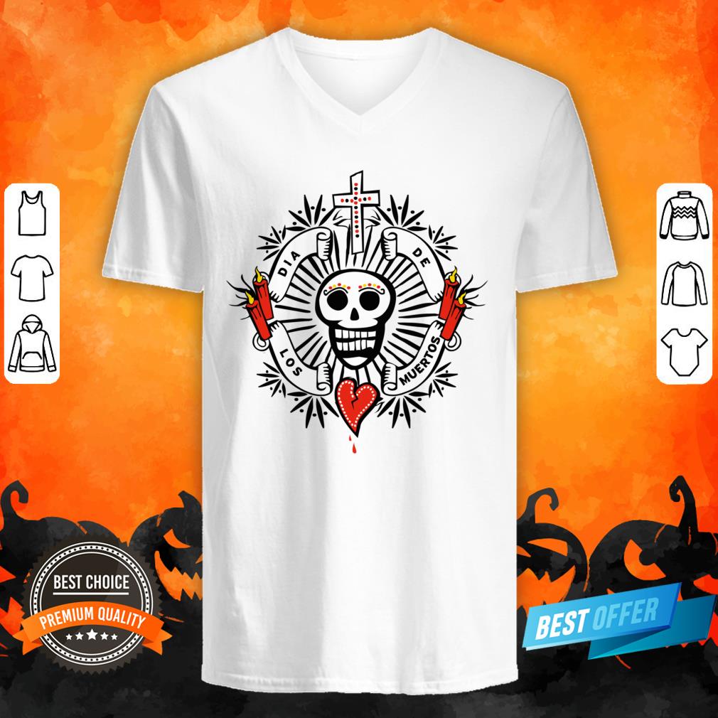 Skull Dia De Los Muertos Day Dead Mexican Holiday Shirt