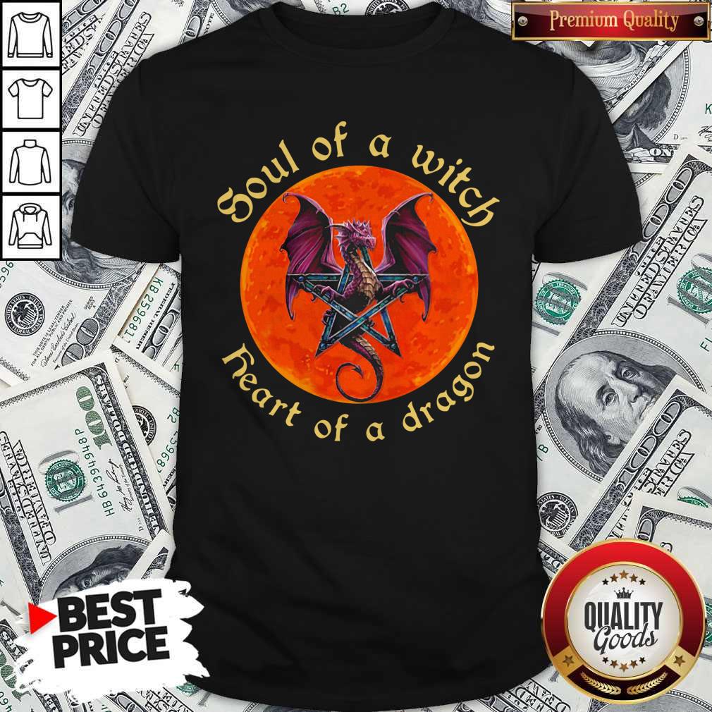 Soul Of A Witch Heart Of A Dragon Moonblood Shirt