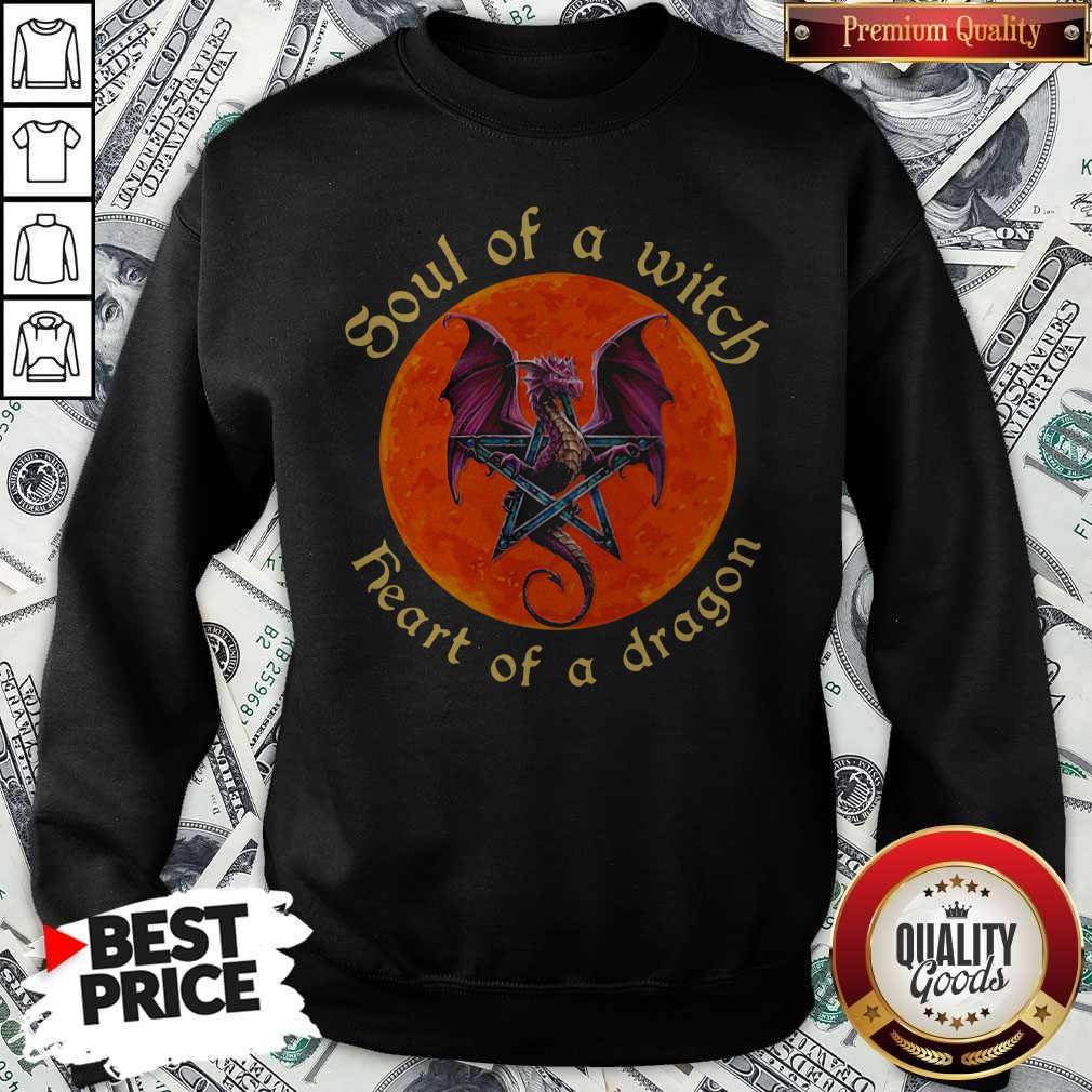 Soul Of A Witch Heart Of A Dragon Moonblood Shirt