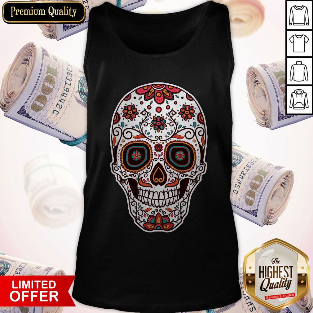 Sugar Skull Day Of Dead Dia De Muertos Shirt