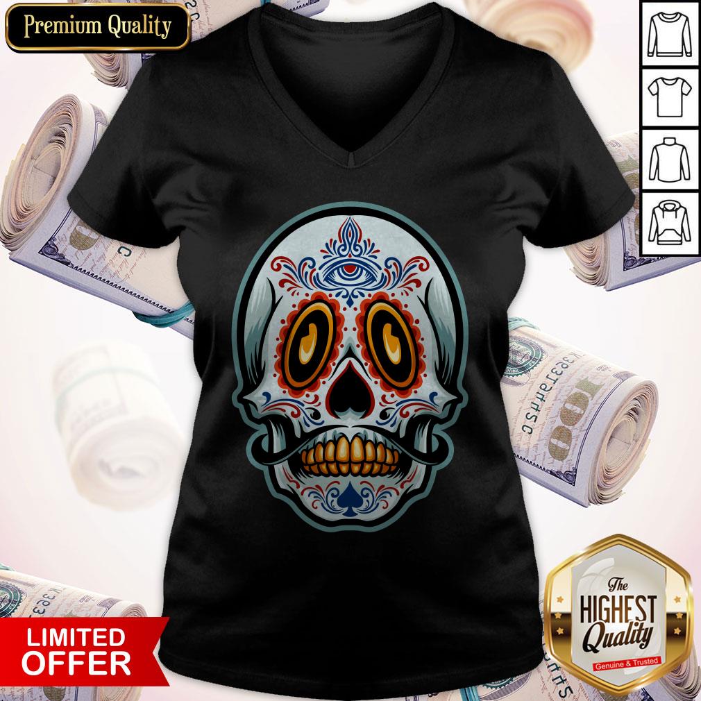 Sugar Skull Day Of Dead Dia De Muertos Shirt