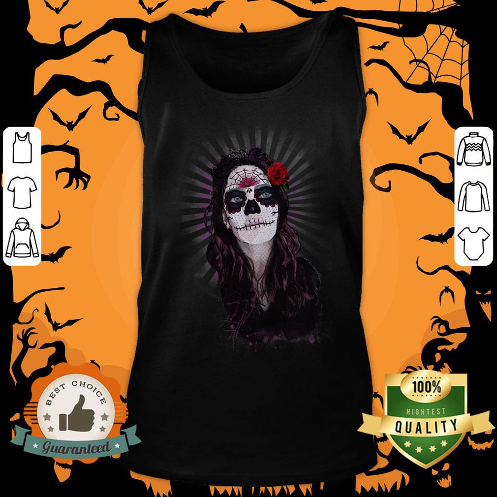 Sugar Skull Girl Dia De Los Muertos Day Of Dead Shirt