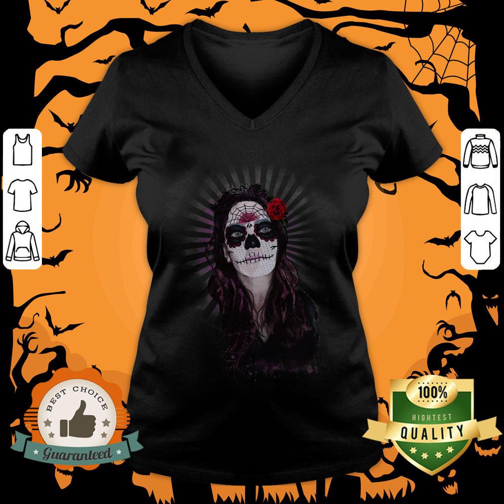 Sugar Skull Girl Dia De Los Muertos Day Of Dead Shirt