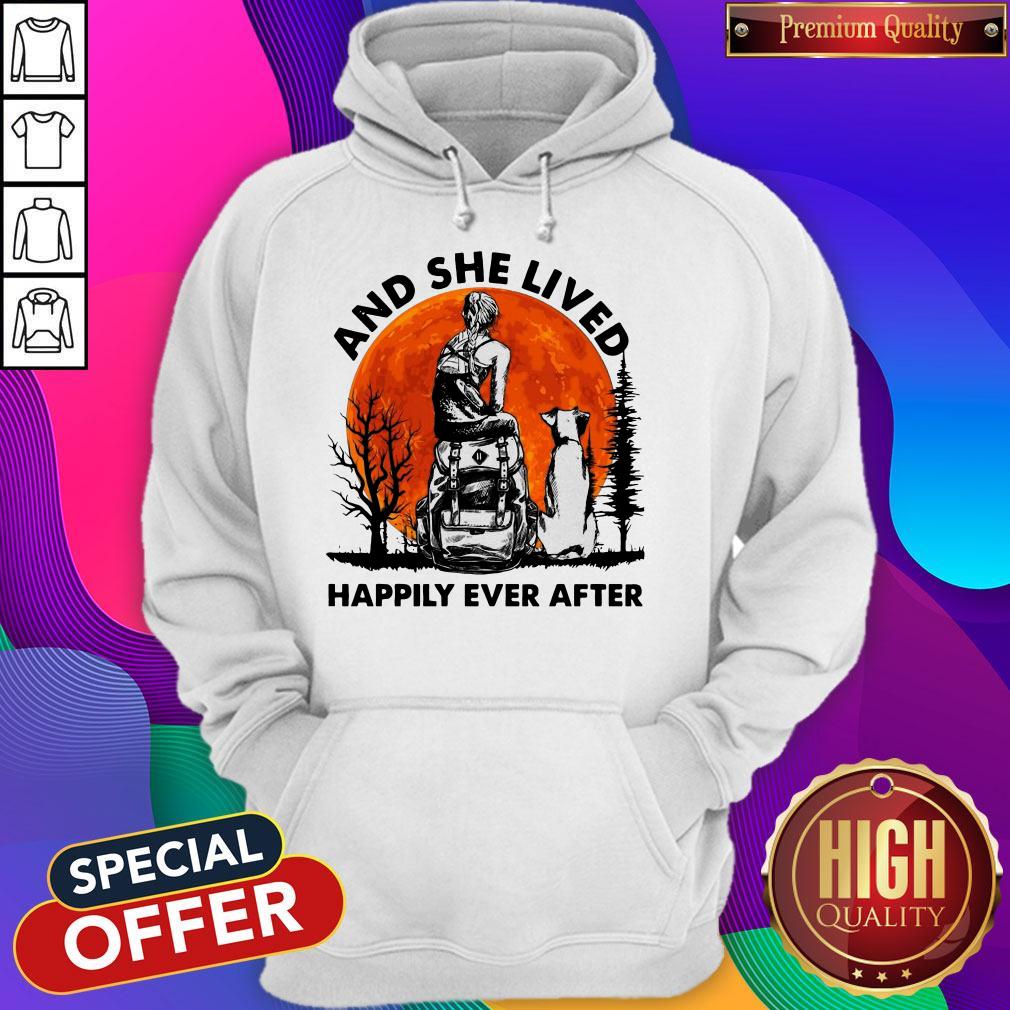 Top And She Lived Happily Ever After Moon Shirt