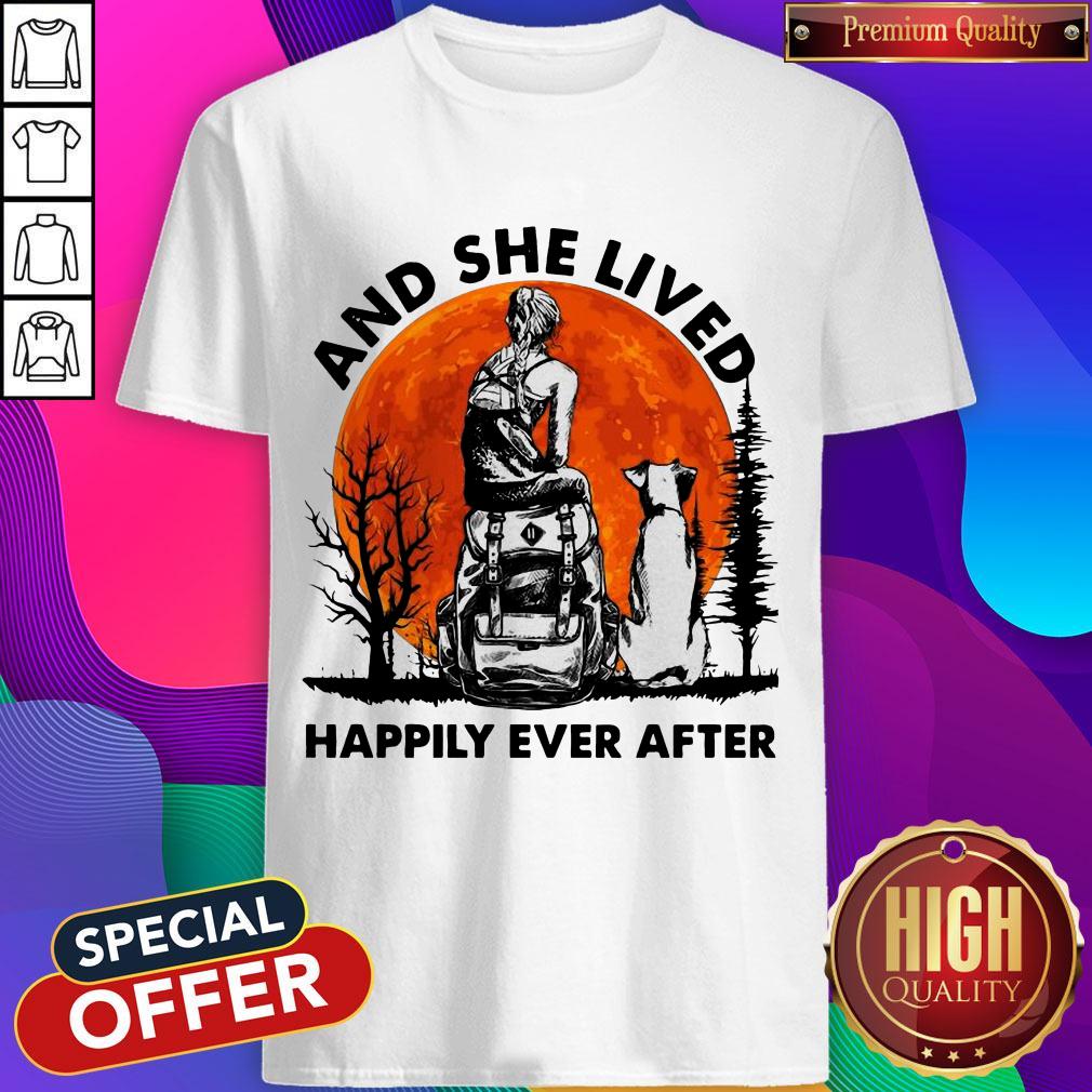 Top And She Lived Happily Ever After Moon Shirt