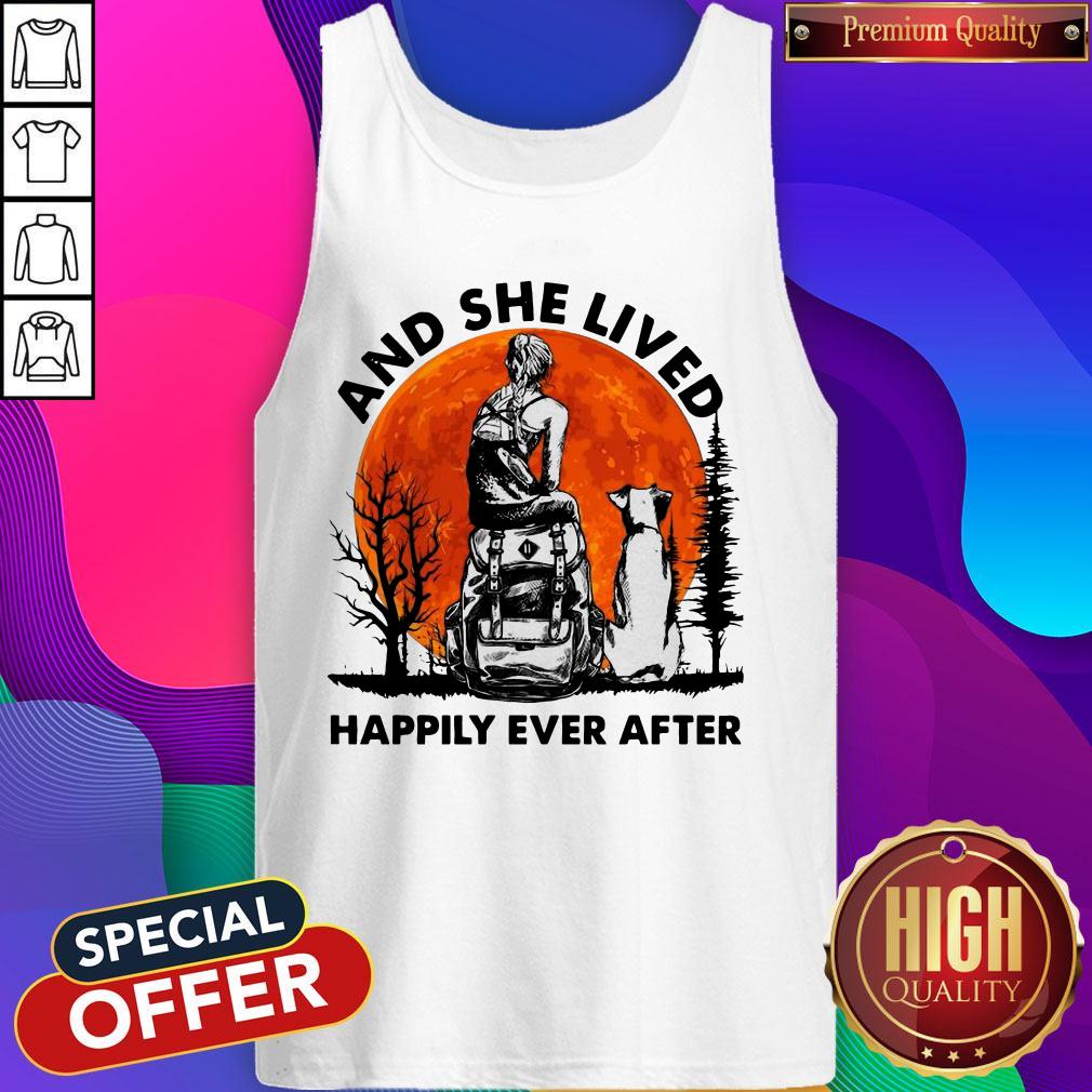 Top And She Lived Happily Ever After Moon Shirt