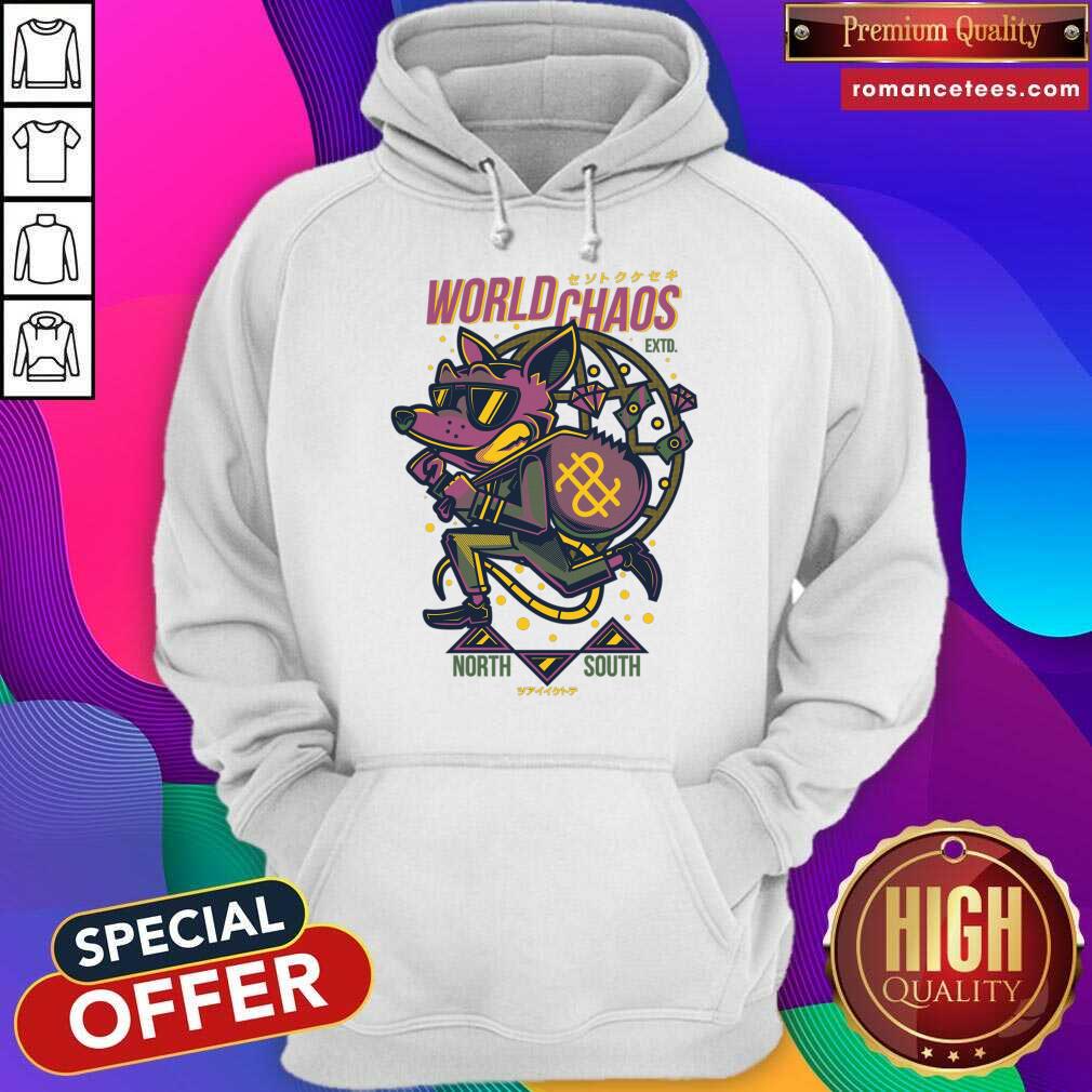 World Chaos Bankrupt Money Rat Fleeing Shirt