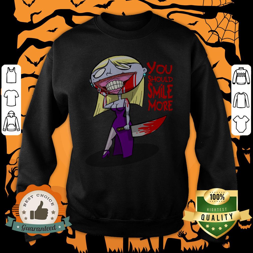 You Should Smile More Creepy Happy Halloween Shirt